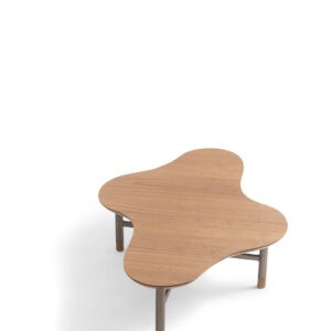 Mesa de centro Lago Tampo MDF 25mm Cinamomo Tampo e ponteiras Mel Estrutura HS06F(3)