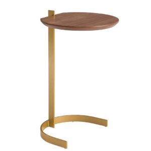 Mesa lateral Axis MLAX65CMC Tpo cinamomo castanho dourada