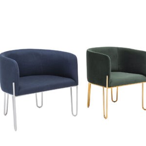 Poltrona MGA Plus 1382PMT SU089 Branco .Poltrona MGA 1365PMT SU085 Gold